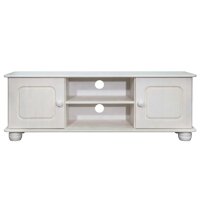 vidaXL TV-Schrank 115x29x40 cm Massivholz Kiefer