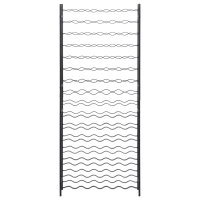 vidaXL Weinregal f&uuml;r 96 Flaschen Schwarz Eisen