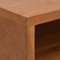 vidaXL TV-Schrank 110x30x40 cm Teak Massivholz