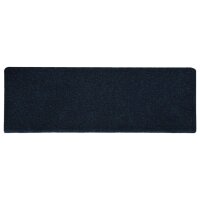 vidaXL Treppenmatten 15 Stk. Nadelvlies 65x21x4 cm Blau