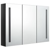 vidaXL LED-Spiegelschrank fürs Bad 89x14x62 cm...