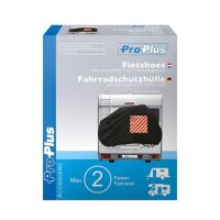 ProPlus Fahrradabdeckung f&uuml;r 2 Fahrr&auml;der Schwarz 330287