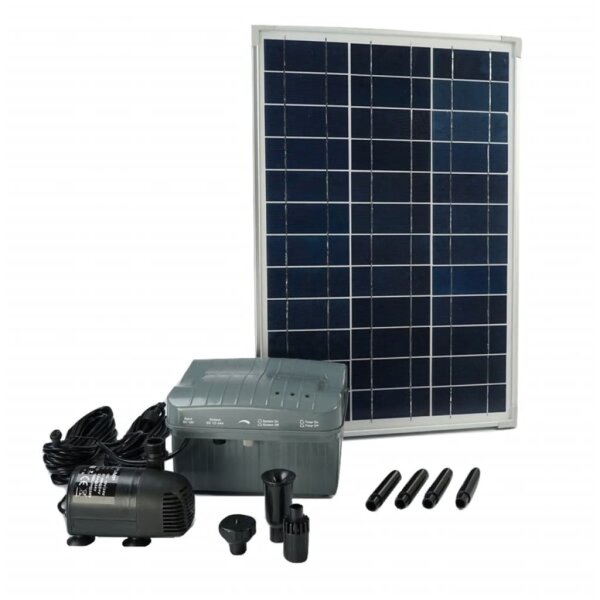 Ubbink SolarMax 1000 mit Solarmodul, Pumpe und Batterie 1351182