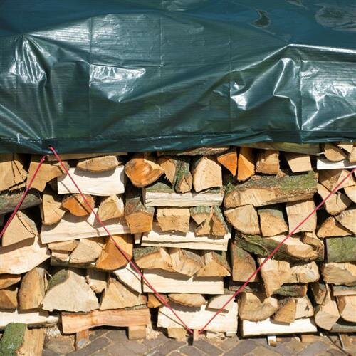 Nature Holzplane 5x6 m PE Gr&uuml;n 6072420