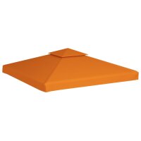 vidaXL Pavillon-Ersatzdach 310 g/m&sup2; Orange 3x3 m