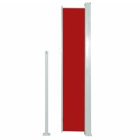 vidaXL Seitenmarkise 160x300 cm Rot