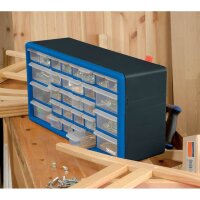 Draper Tools Schubkasten mit 30 F&auml;chern Blau 12015