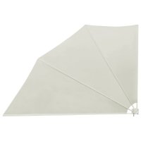 vidaXL Faltbarer Balkonfächer Creme 160×240 cm