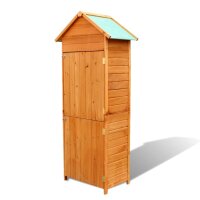 vidaXL Gartenschrank Braun 42,5x64x190 cm