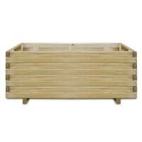 vidaXL Hochbeet 100x50x40 cm Holz Rechteckig