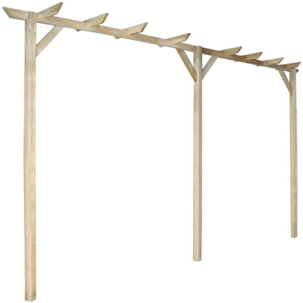 vidaXL Gartenpergola 400x40x205 cm Holz