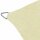 vidaXL Sonnensegel HDPE Rechteckig 4x6 m Creme