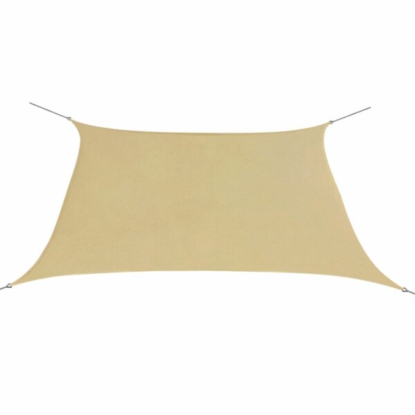 vidaXL Sonnensegel Oxford Gewebe Quadratisch 3,6 x 3,6 m Beige