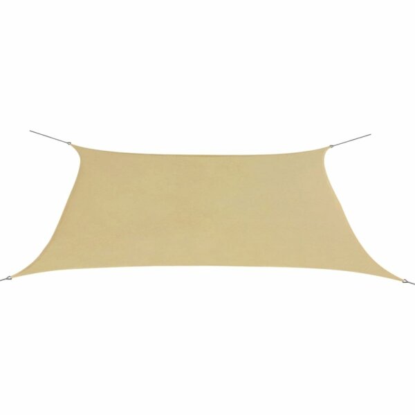 vidaXL Sonnensegel Oxford Gewebe Rechteckig 2 x 4 m Beige