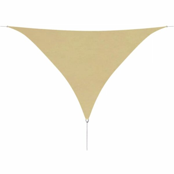 vidaXL Sonnensegel Oxford Gewebe Dreieckig 3,6 x 3,6 x 3,6 m Beige