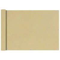 vidaXL Balkonsichtschutz Oxfordgewebe 75x400 cm Beige