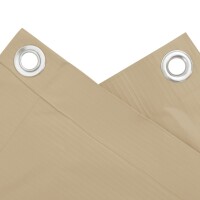 vidaXL Balkonsichtschutz Oxfordgewebe 90x400 cm Beige