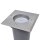 vidaXL Outdoor LED-Bodenleuchten 3 Stk. Quadratisch