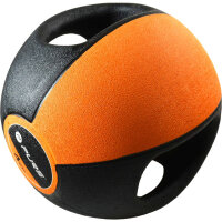 Pure2Improve Medizinball mit Griffen 4 kg Orange