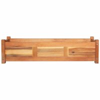 vidaXL Garten-Hochbeet Akazienholz 100x30x25 cm