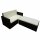 vidaXL 2-tlg. Garten-Lounge-Set mit Auflagen Poly Rattan Braun