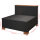 vidaXL 10-tlg. Garten-Lounge-Set mit Auflagen Poly Rattan Schwarz