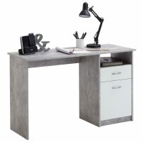 FMD Schreibtisch mit 1 Schublade 123×50×76,5...