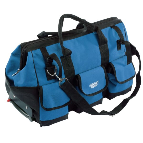 Draper Tools Rollende Werkzeugtasche 60&times;30&times;35 cm Blau und Schwarz 58 L