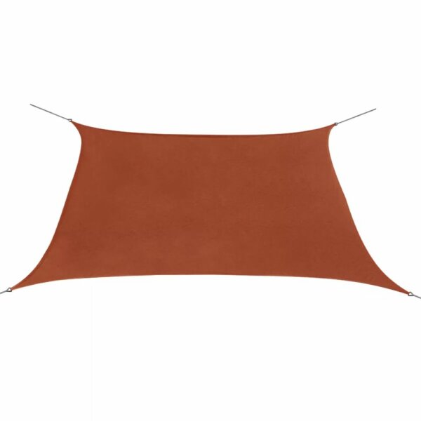 vidaXL Sonnensegel Oxfordgewebe Quadratisch 2 x 2 m Terracotta