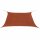 vidaXL Sonnensegel Oxfordgewebe Quadratisch 2 x 2 m Terracotta