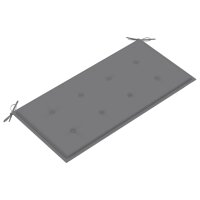 vidaXL Gartenbank-Auflage Grau 100x50x3 cm Oxford-Gewebe