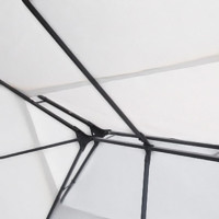 vidaXL Gartenpavillon Weiß 3×4 m