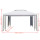 vidaXL Gartenpavillon Weiß 3×4 m