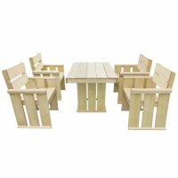 vidaXL 5-tlg. Garten-Essgruppe Hochwertiges...