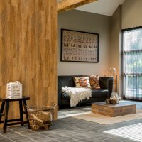WallArt Paneele Holzoptik Altholz Eiche Rostbraun