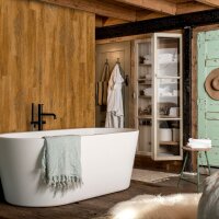 WallArt Paneele Holzoptik Altholz Eiche Rostbraun