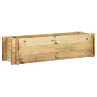 vidaXL Pflanzkübel Hochbeet Kiefernholz...