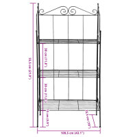 Esschert Design Pflanzenregal 3 B&ouml;den L