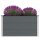 vidaXL Garten-Hochbeet WPC 100 x 50 x 54 cm Grau