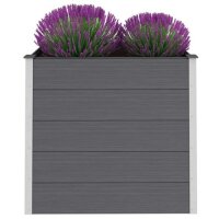 vidaXL Garten-Hochbeet WPC 100 x 50 x 91 cm Grau