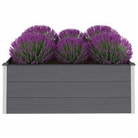 vidaXL Garten-Hochbeet WPC 150 x 100 x 54 cm Grau