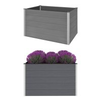 vidaXL Garten-Hochbeet WPC 150x100x91 cm Grau