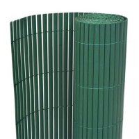 vidaXL Gartenzaun Doppelseitig PVC 90×300 cm Grün