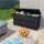 vidaXL Gartenbox Schwarz 117×45×56 cm