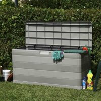 vidaXL Gartenbox Grau 117×45×56 cm