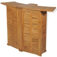 vidaXL 3-tlg. Bistro-Set mit Klappst&uuml;hlen Massivholz Teak