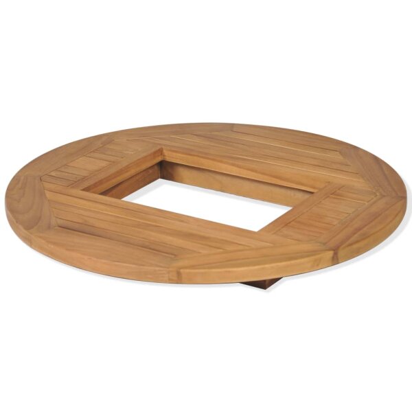 vidaXL Bierkastentisch Teak 70 cm