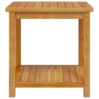 vidaXL Beistelltisch Akazienholz Massiv 45 x 45 x 45 cm