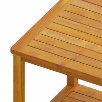 vidaXL Beistelltisch Akazienholz Massiv 45 x 45 x 45 cm