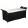 vidaXL Truhenbank mit Polster 138 cm Poly Rattan Schwarz